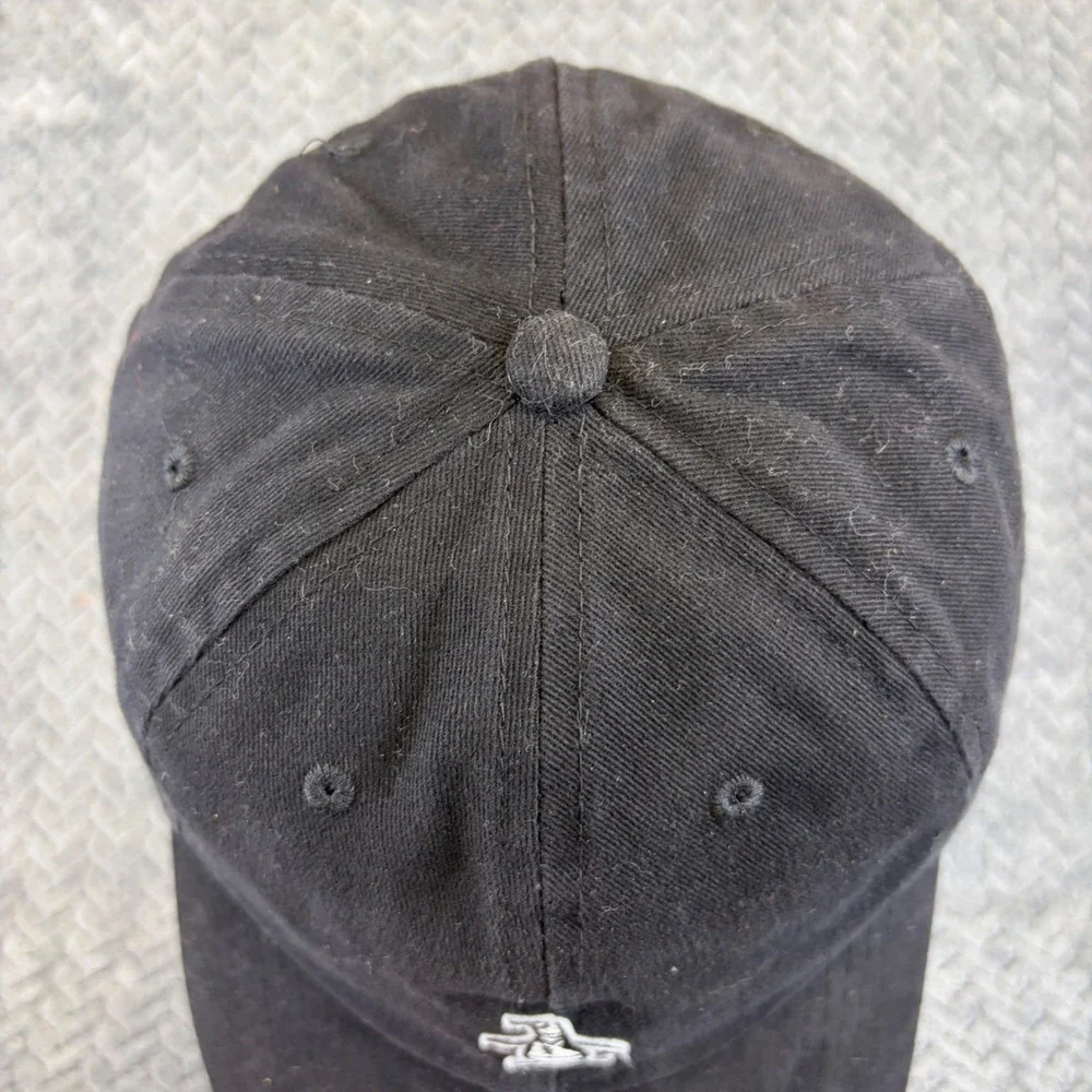 Original Penguin Mens Black Cotton Baseball Cap Dad Hat Embroidered Logo OSFM